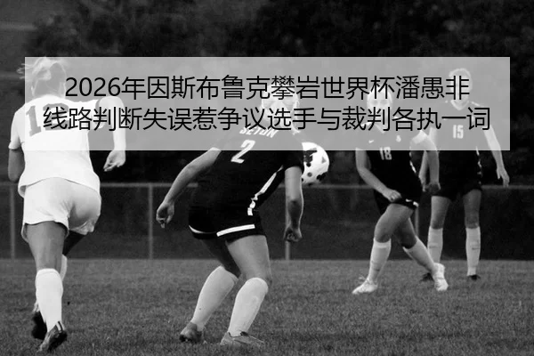 2026年因斯布鲁克攀岩世界杯潘愚非线路判断失误惹争议选手与裁判各执一词